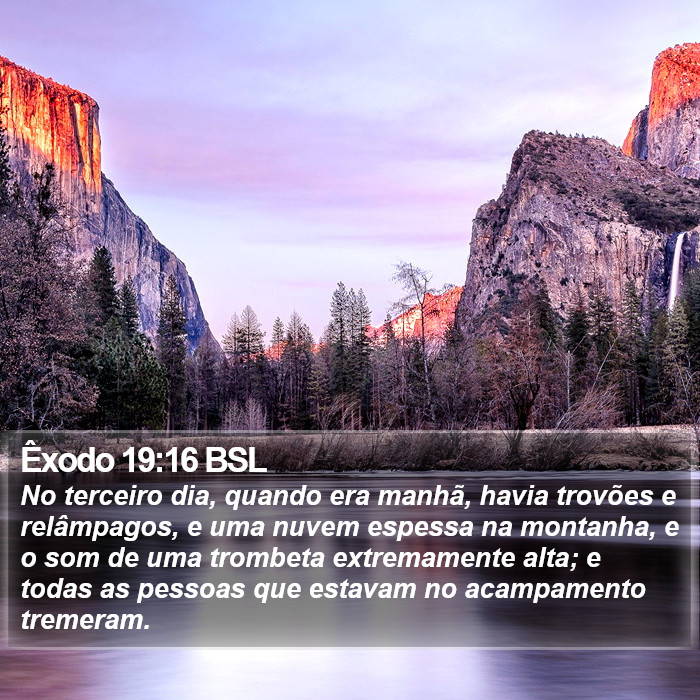 Êxodo 19:16 BSL Bible Study