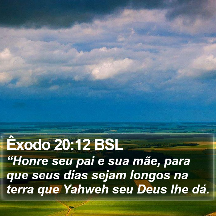 Êxodo 20:12 BSL Bible Study