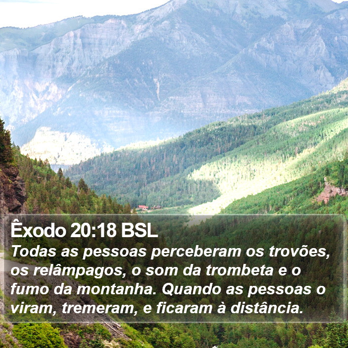 Êxodo 20:18 BSL Bible Study