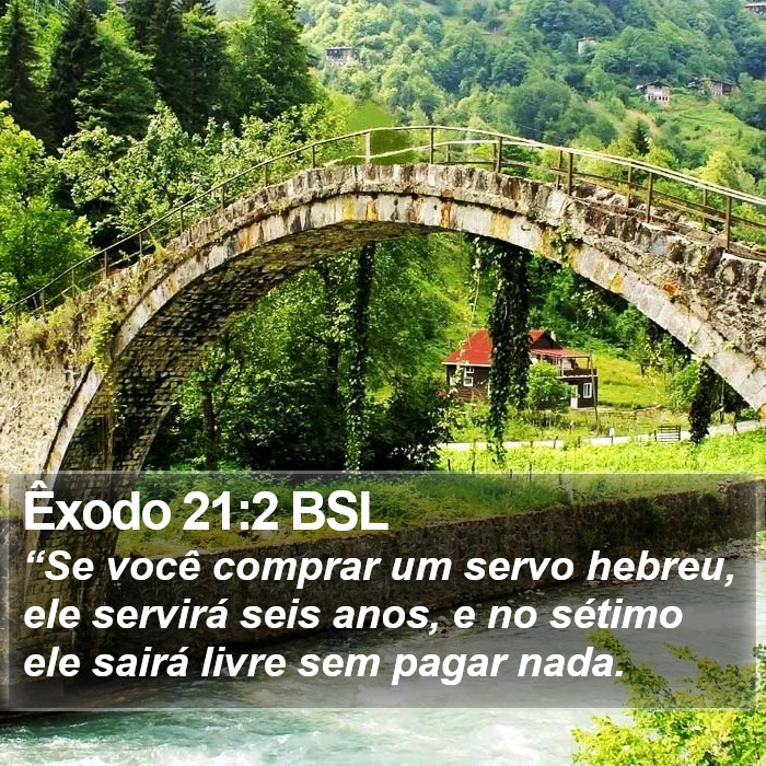 Êxodo 21:2 BSL Bible Study