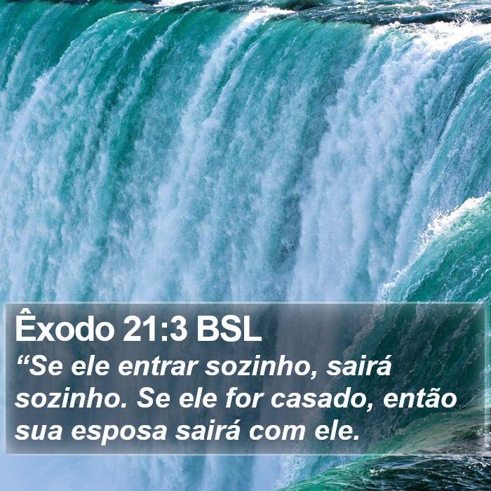 Êxodo 21:3 BSL Bible Study