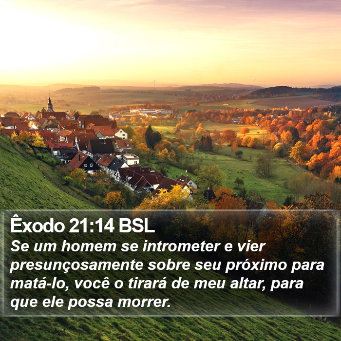 Êxodo 21:14 BSL Bible Study