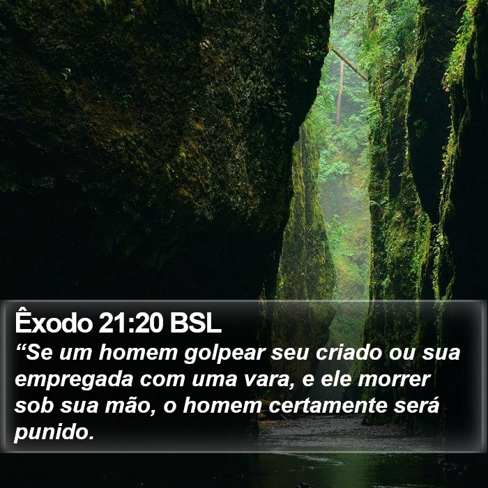 Êxodo 21:20 BSL Bible Study