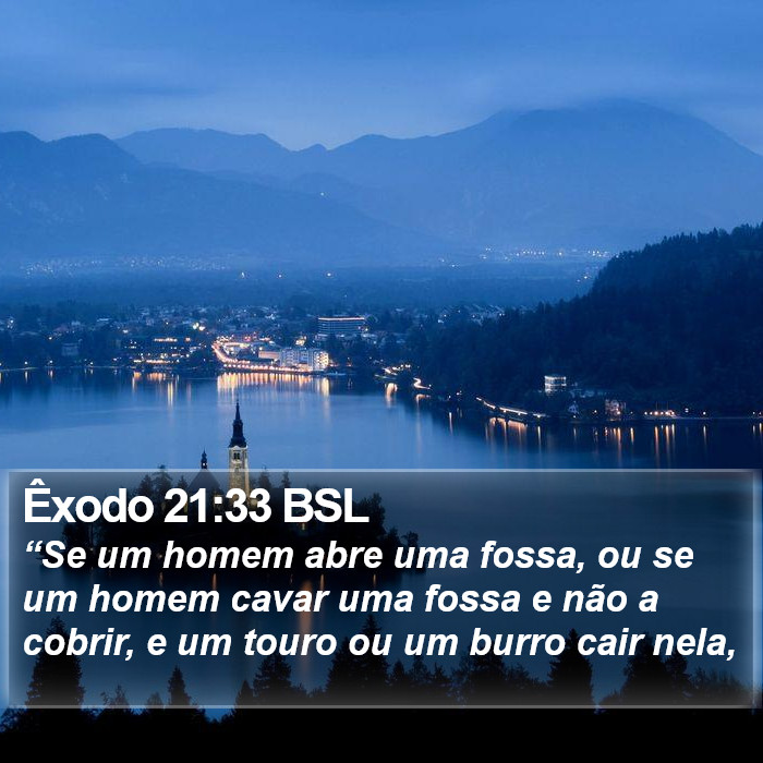 Êxodo 21:33 BSL Bible Study