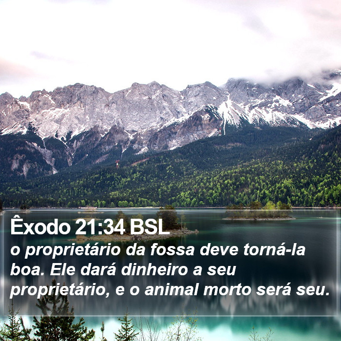 Êxodo 21:34 BSL Bible Study