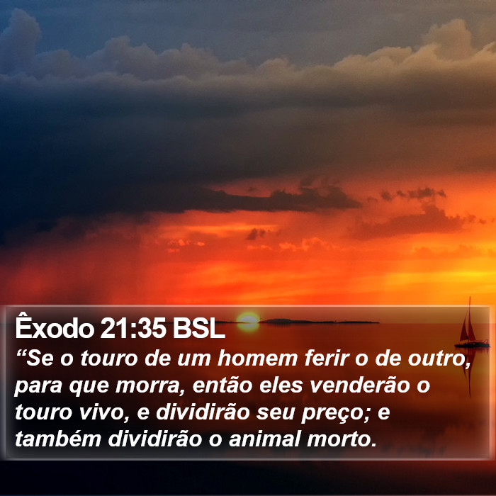 Êxodo 21:35 BSL Bible Study