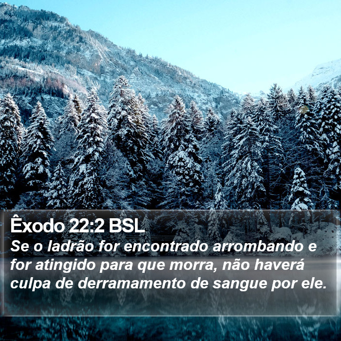 Êxodo 22:2 BSL Bible Study