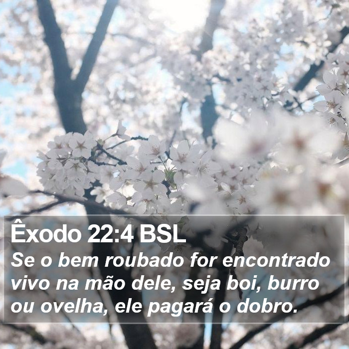 Êxodo 22:4 BSL Bible Study