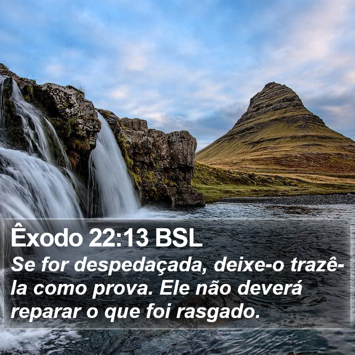 Êxodo 22:13 BSL Bible Study