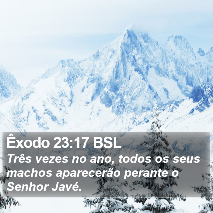 Êxodo 23:17 BSL Bible Study