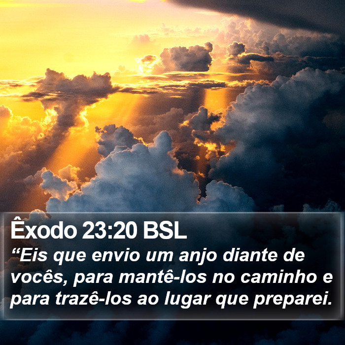 Êxodo 23:20 BSL Bible Study