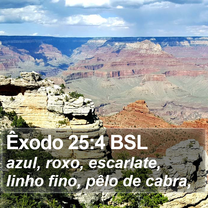 Êxodo 25:4 BSL Bible Study