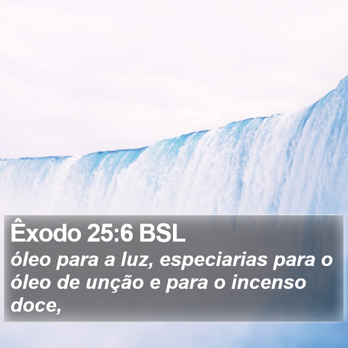 Êxodo 25:6 BSL Bible Study