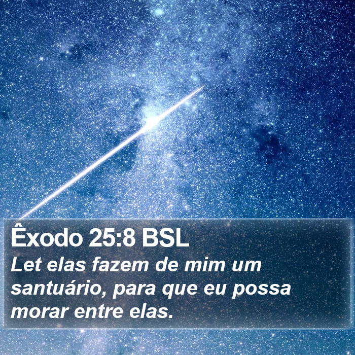Êxodo 25:8 BSL Bible Study