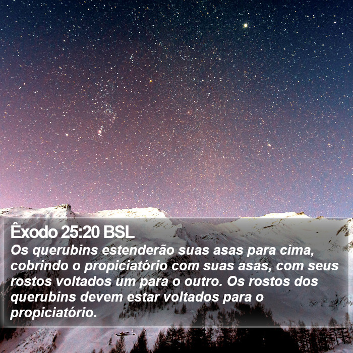 Êxodo 25:20 BSL Bible Study