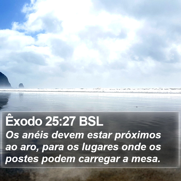 Êxodo 25:27 BSL Bible Study