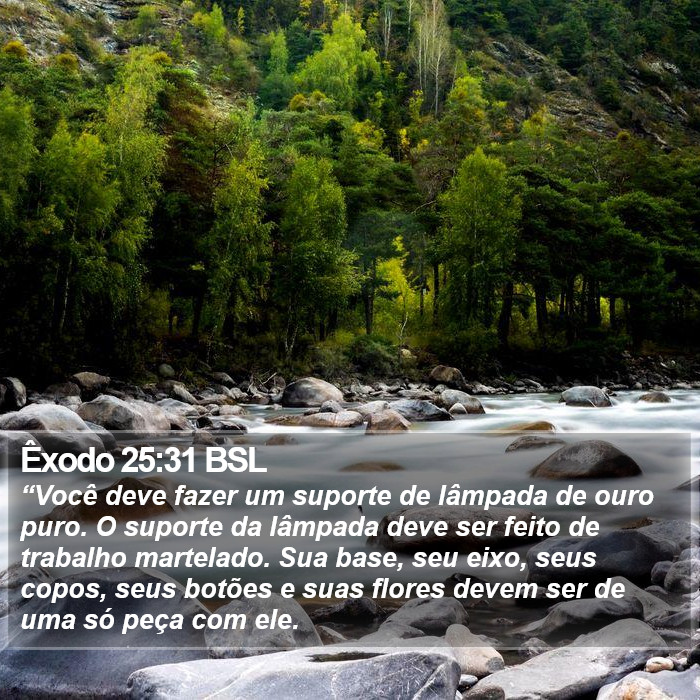 Êxodo 25:31 BSL Bible Study