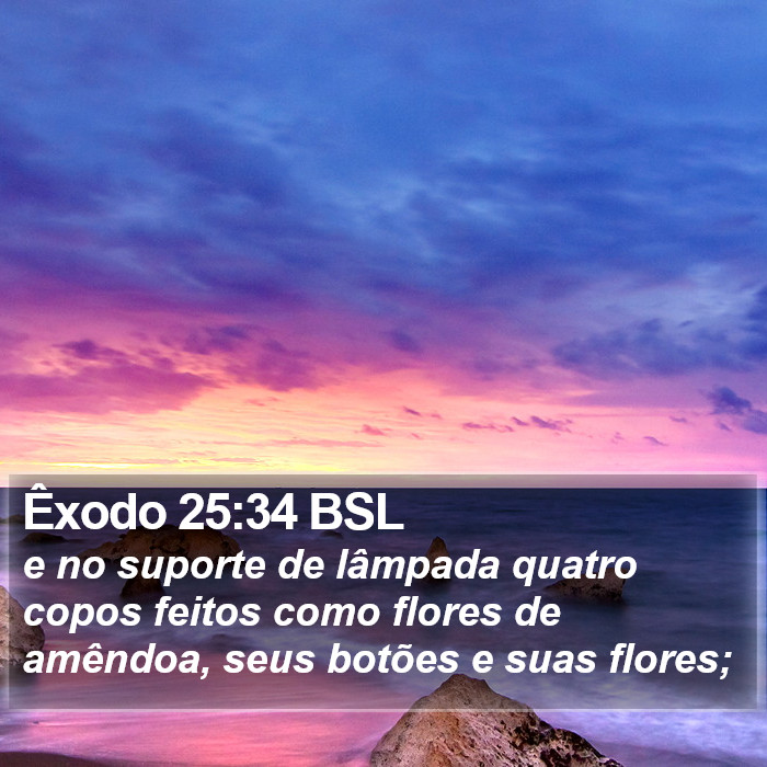 Êxodo 25:34 BSL Bible Study