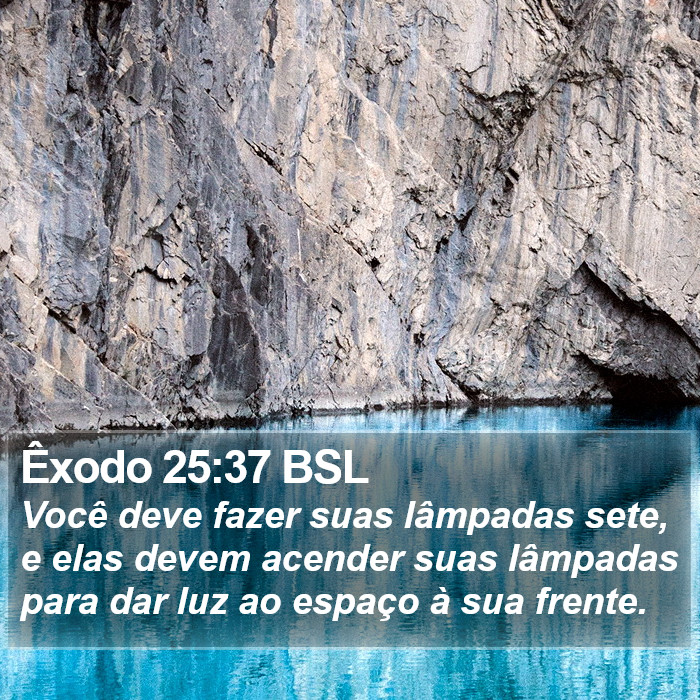Êxodo 25:37 BSL Bible Study