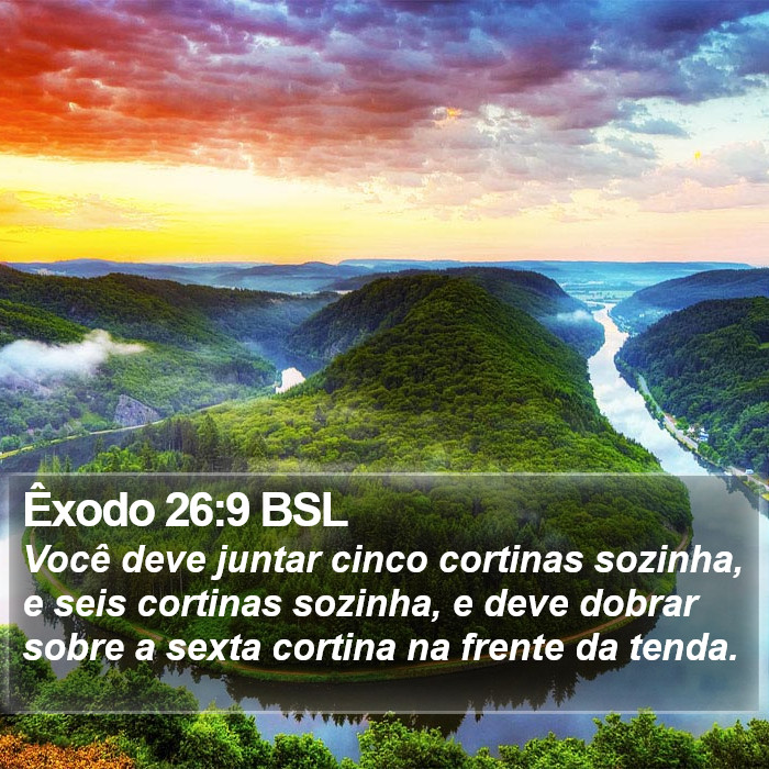 Êxodo 26:9 BSL Bible Study