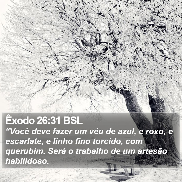 Êxodo 26:31 BSL Bible Study