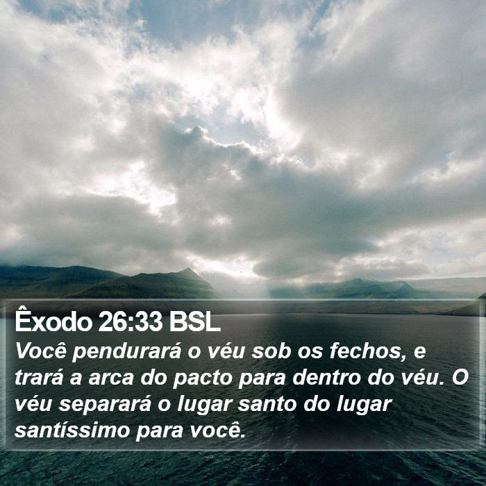 Êxodo 26:33 BSL Bible Study