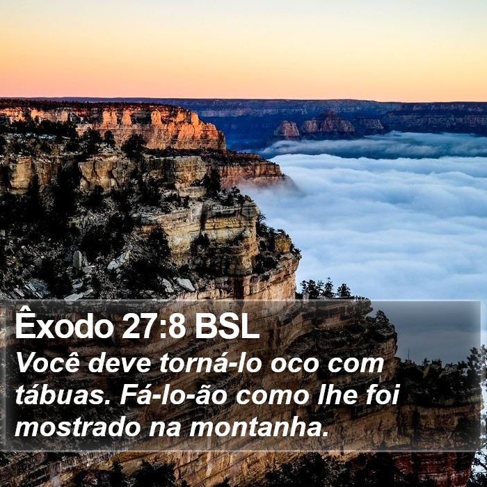 Êxodo 27:8 BSL Bible Study