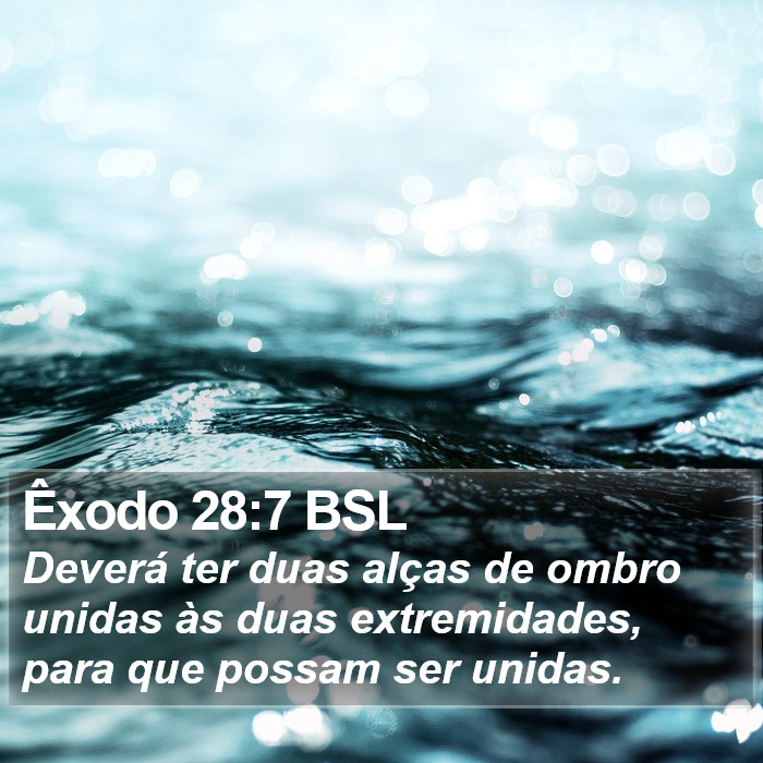 Êxodo 28:7 BSL Bible Study