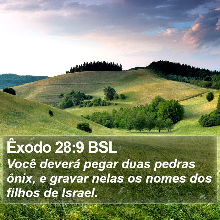 Êxodo 28:9 BSL Bible Study