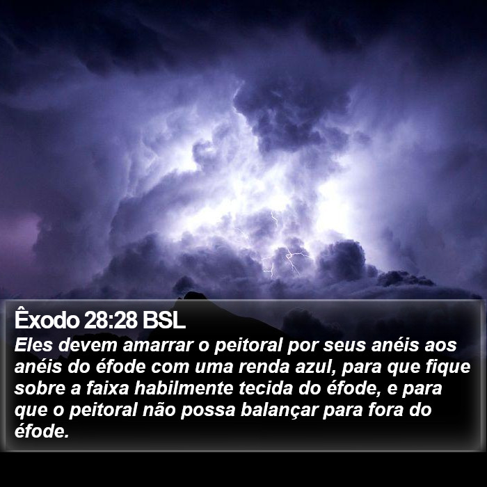 Êxodo 28:28 BSL Bible Study