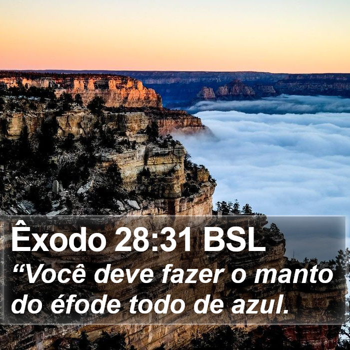 Êxodo 28:31 BSL Bible Study