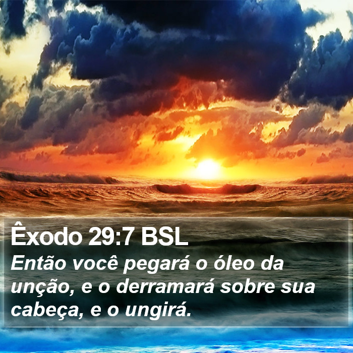 Êxodo 29:7 BSL Bible Study