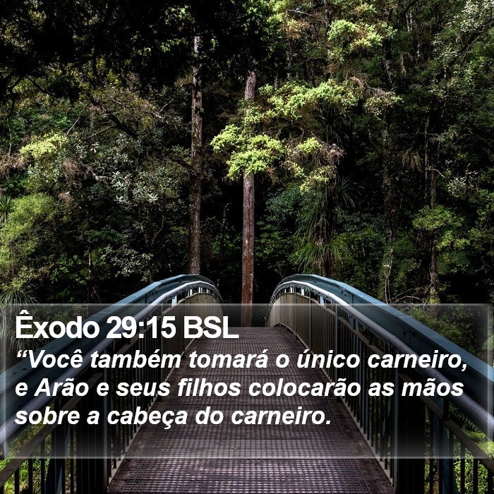 Êxodo 29:15 BSL Bible Study
