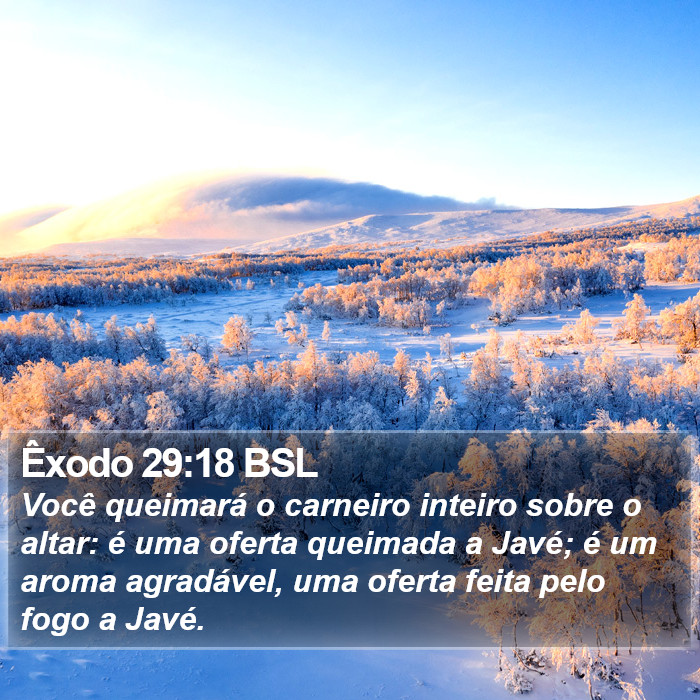 Êxodo 29:18 BSL Bible Study