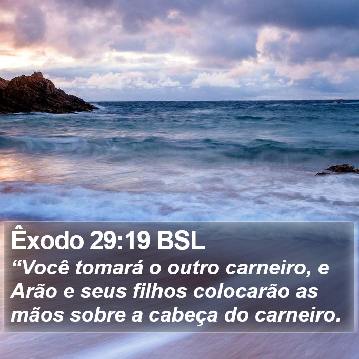 Êxodo 29:19 BSL Bible Study