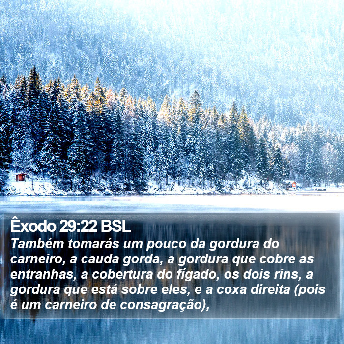 Êxodo 29:22 BSL Bible Study