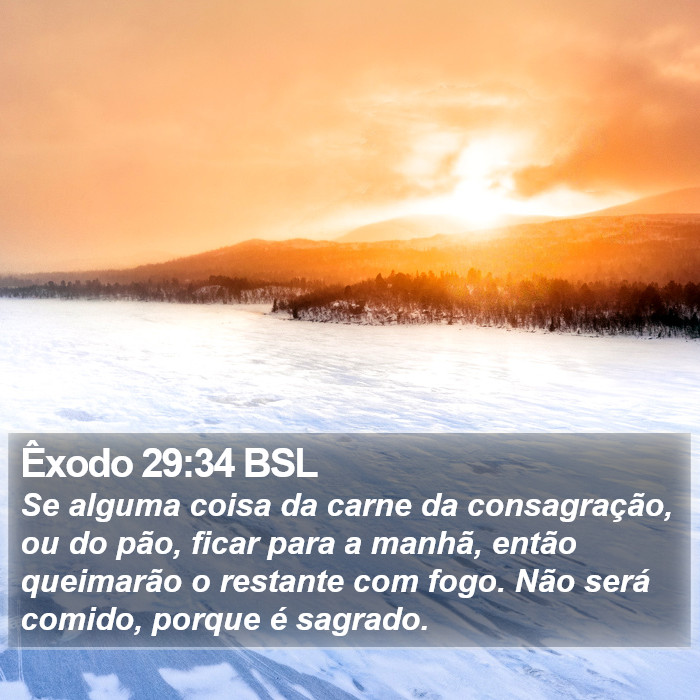 Êxodo 29:34 BSL Bible Study