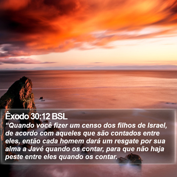 Êxodo 30:12 BSL Bible Study