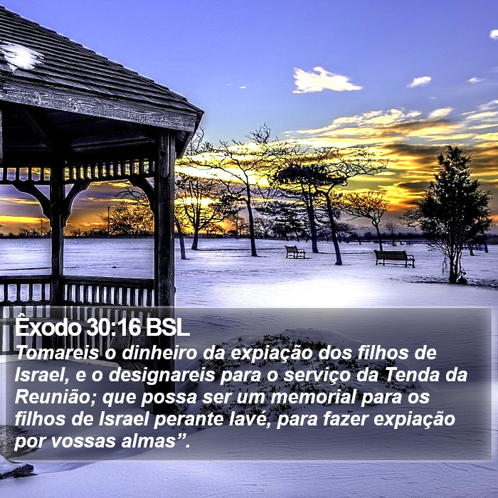 Êxodo 30:16 BSL Bible Study