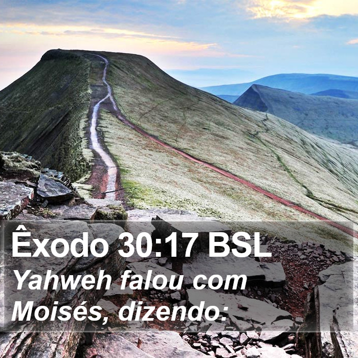 Êxodo 30:17 BSL Bible Study