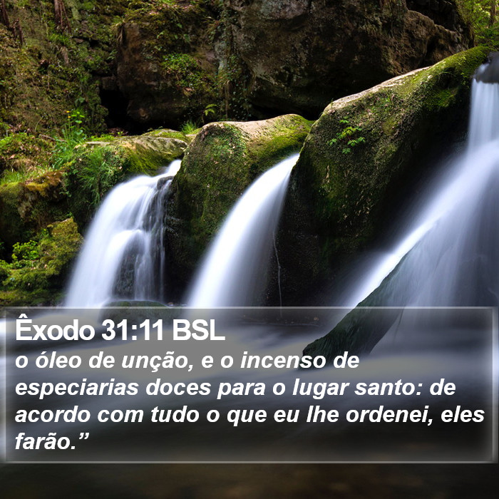 Êxodo 31:11 BSL Bible Study