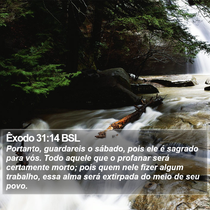 Êxodo 31:14 BSL Bible Study