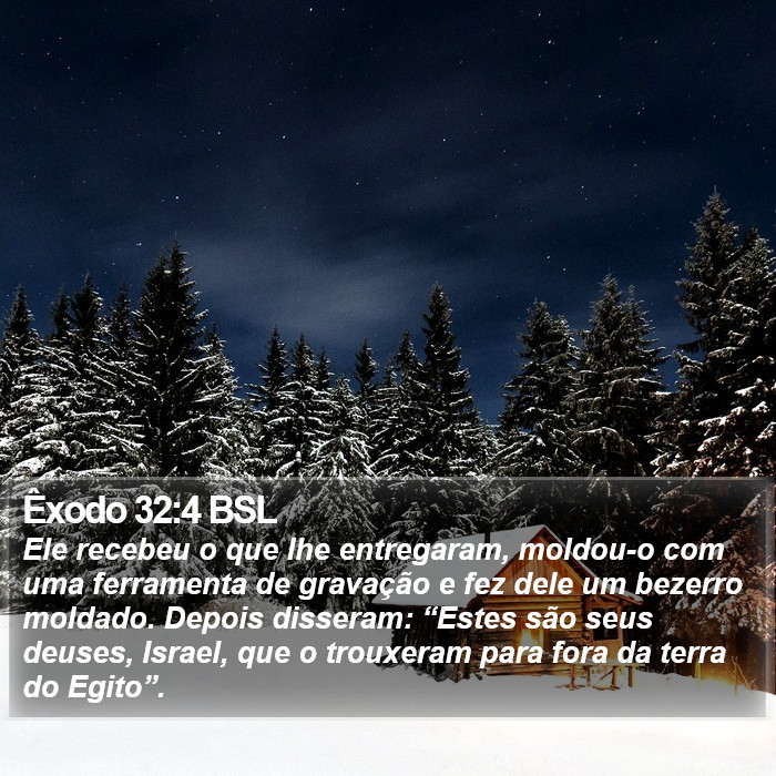 Êxodo 32:4 BSL Bible Study