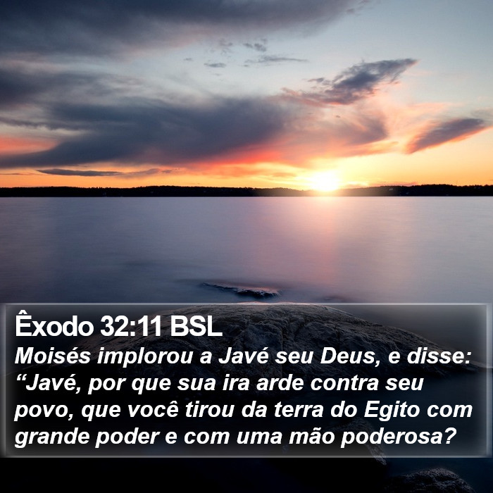 Êxodo 32:11 BSL Bible Study