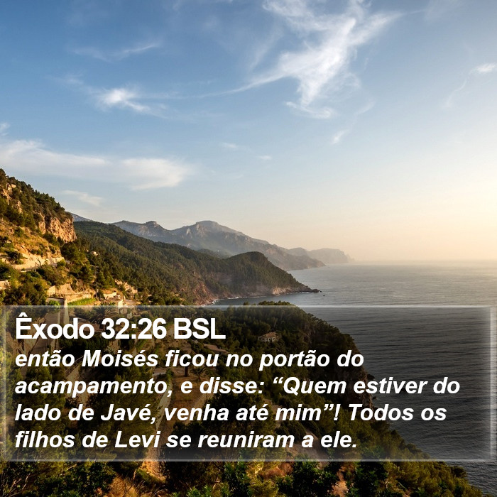 Êxodo 32:26 BSL Bible Study