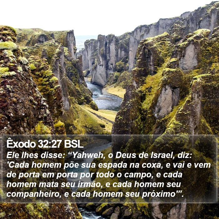 Êxodo 32:27 BSL Bible Study