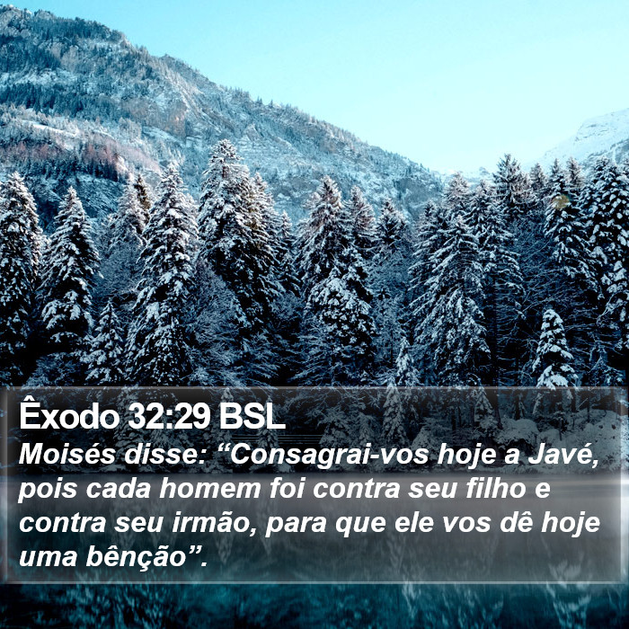 Êxodo 32:29 BSL Bible Study