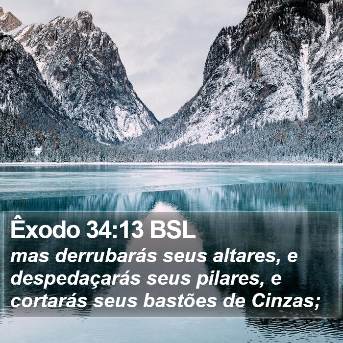 Êxodo 34:13 BSL Bible Study