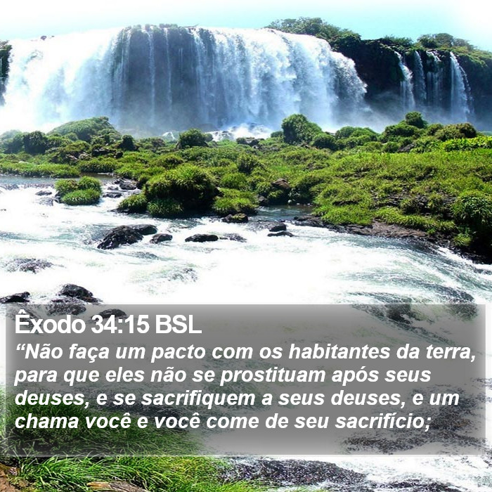 Êxodo 34:15 BSL Bible Study