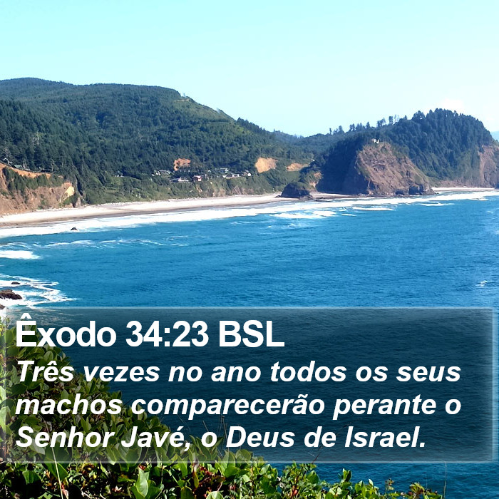 Êxodo 34:23 BSL Bible Study